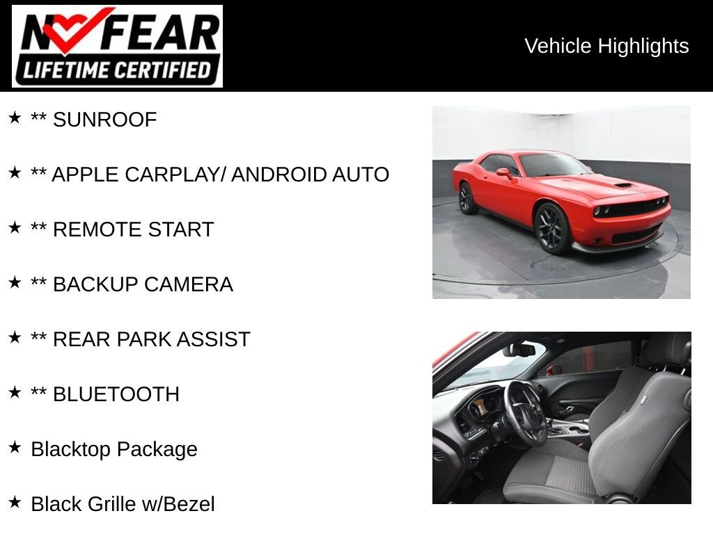 Used 2019 Dodge Challenger GT Blacktop Package! Coupe