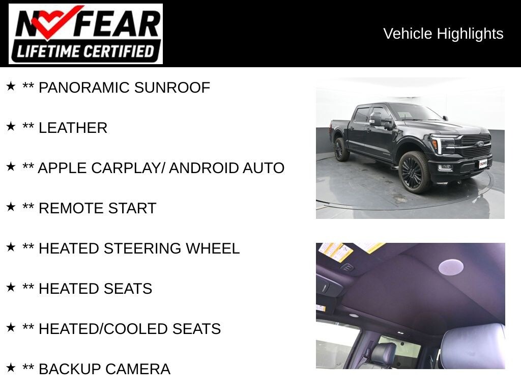 Certified 2024 Ford F-150 Platinum Truck SuperCrew Cab