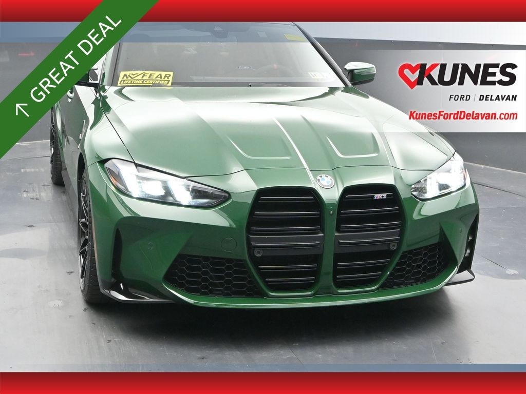 Used 2025 BMW M3 Base Irish Green, Tartufo Buckets & Carbon Ceramic Sedan