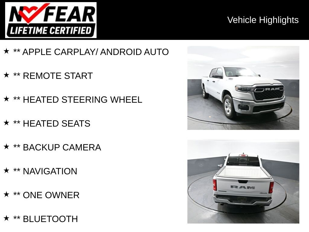 Certified 2025 Ram 1500 Big Horn/Lone Star Truck Crew Cab