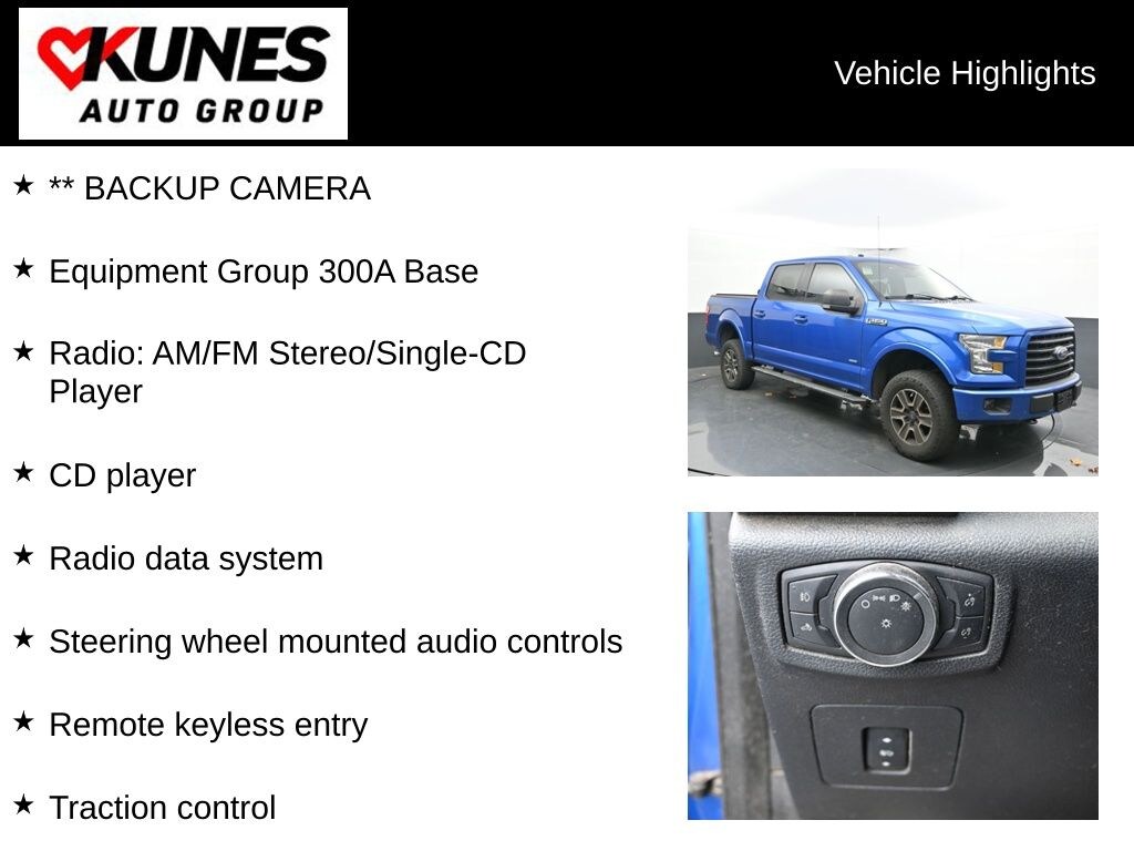 Used 2016 Ford F-150 XLT Truck SuperCrew Cab