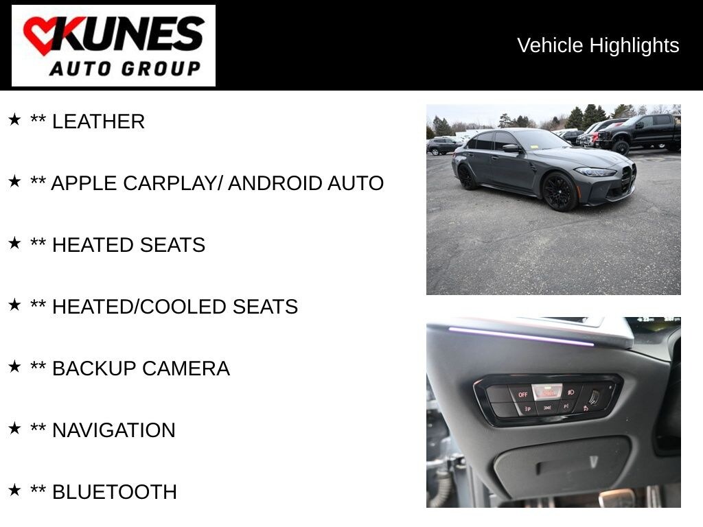 Certified 2022 BMW M3 Competition Sedan