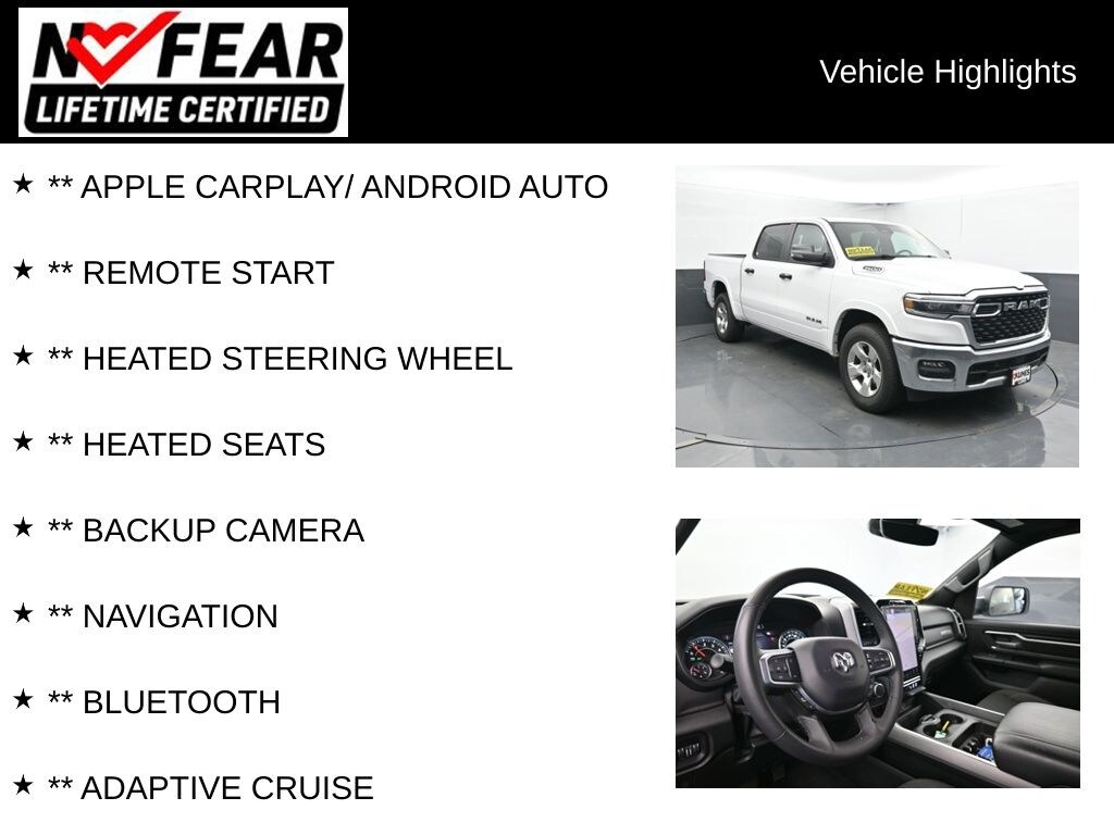 Certified 2025 Ram 1500 Big Horn/Lone Star Truck Crew Cab