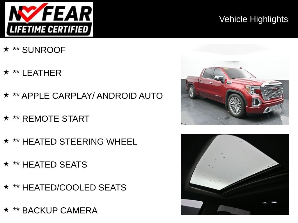 Certified 2021 GMC Sierra 1500 Denali Lowered!!! Truck Crew Cab