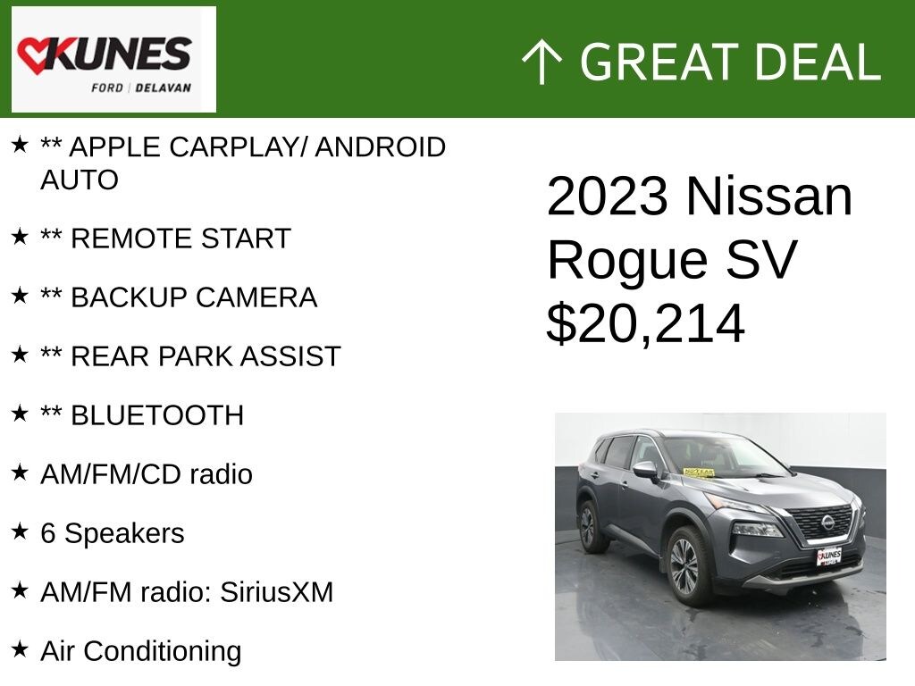 Used 2023 Nissan Rogue SV SUV