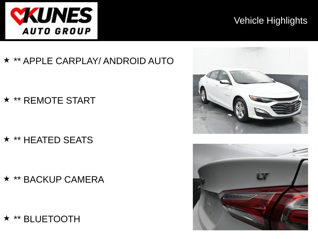 Used 2022 Chevrolet Malibu 1LT with VIN 1G1ZD5ST4NF179480 for sale in Delavan, WI