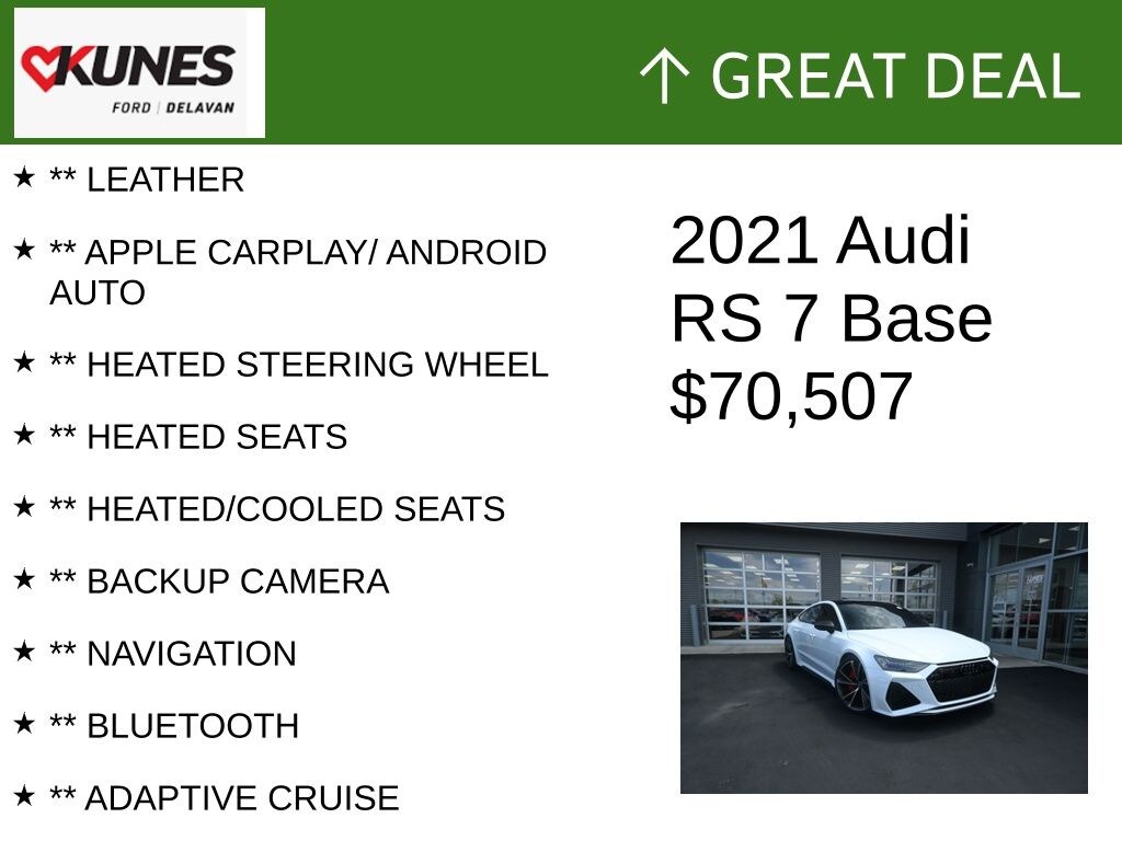 Certified 2021 Audi RS 7 4.0T Rada Tuned Stage 2 Sportback