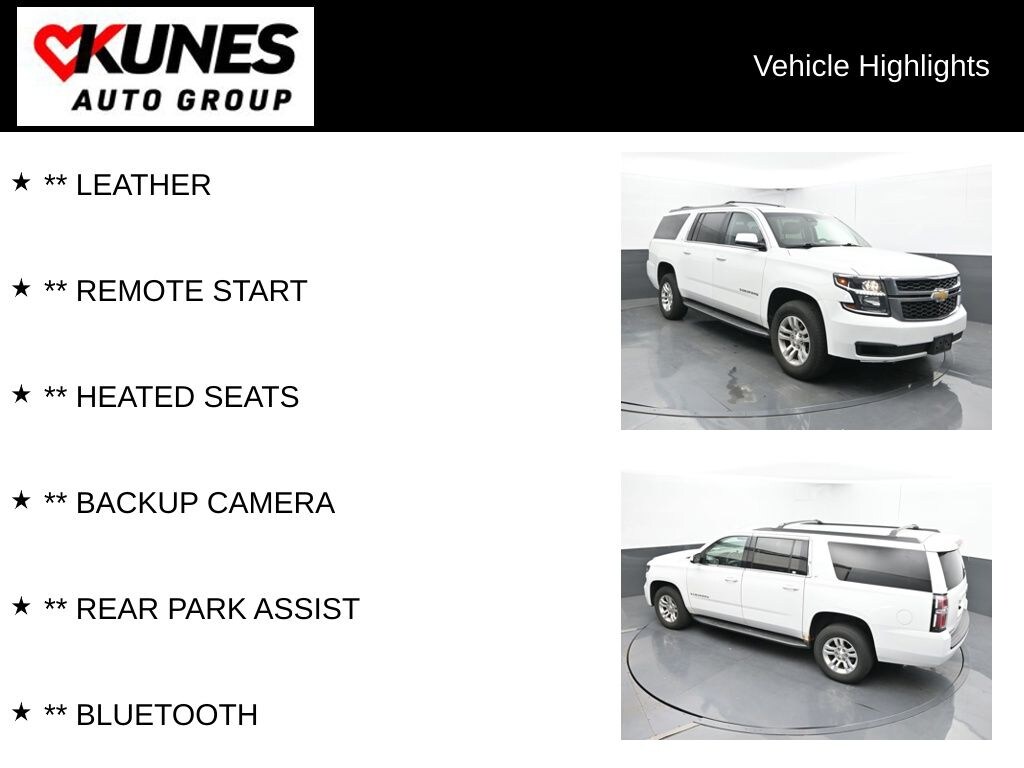 Used 2017 Chevrolet Suburban LT SUV