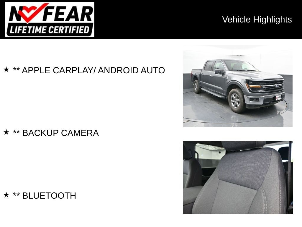 Certified 2025 Ford F-150 XLT Truck SuperCrew Cab