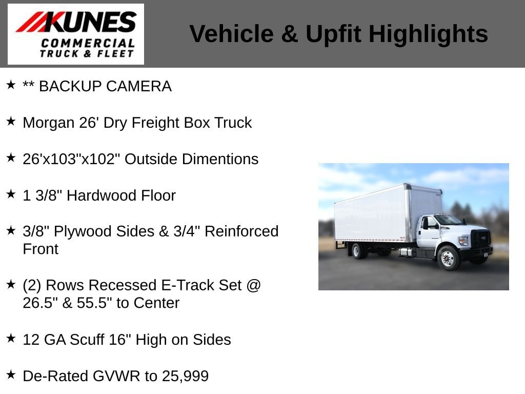 New 2026 Ford F-750 Diesel Base Box Truck Truck Regular Cab