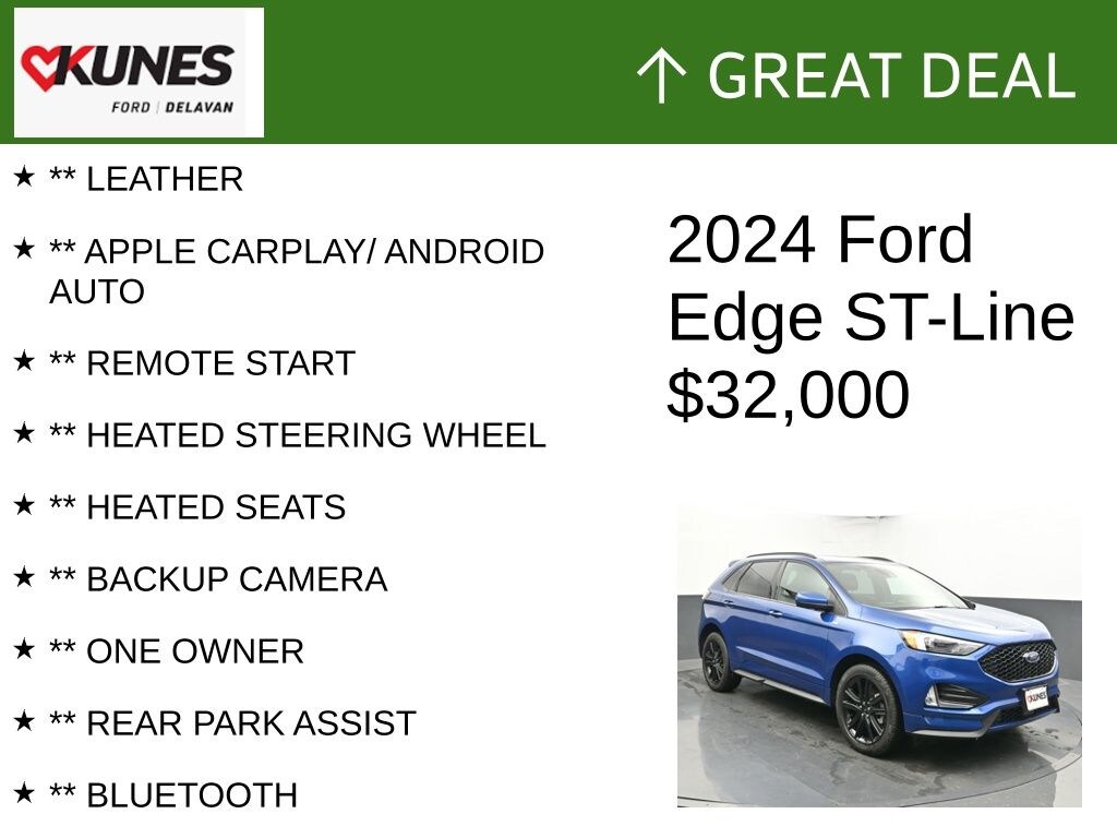 Certified 2024 Ford Edge ST Line SUV