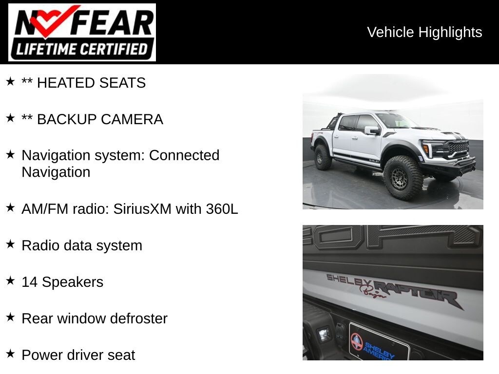 Used 2025 Ford F-150 Raptor Truck SuperCrew Cab