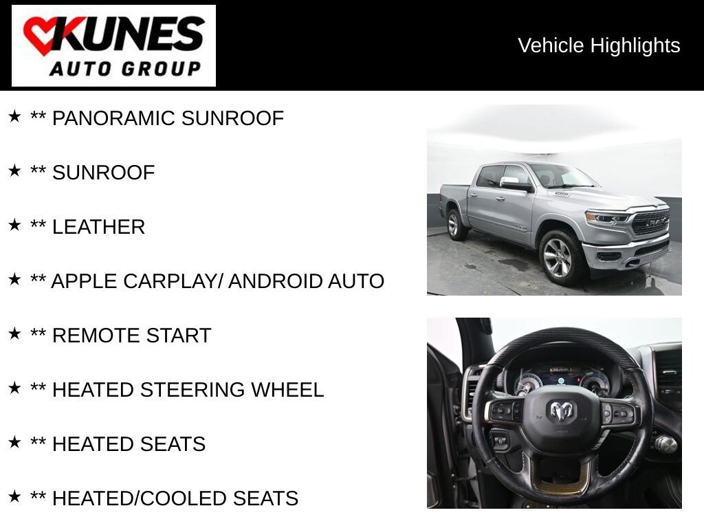 Used 2019 Ram 1500 Limited Truck Crew Cab