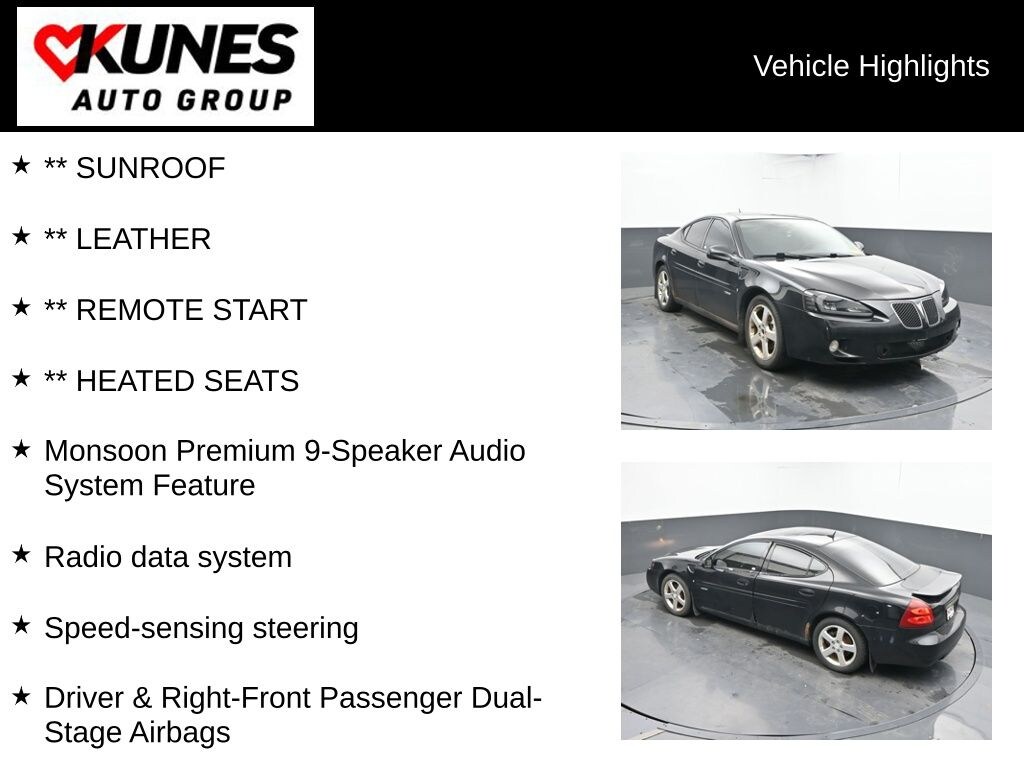 Used 2008 Pontiac Grand Prix GXP Sedan