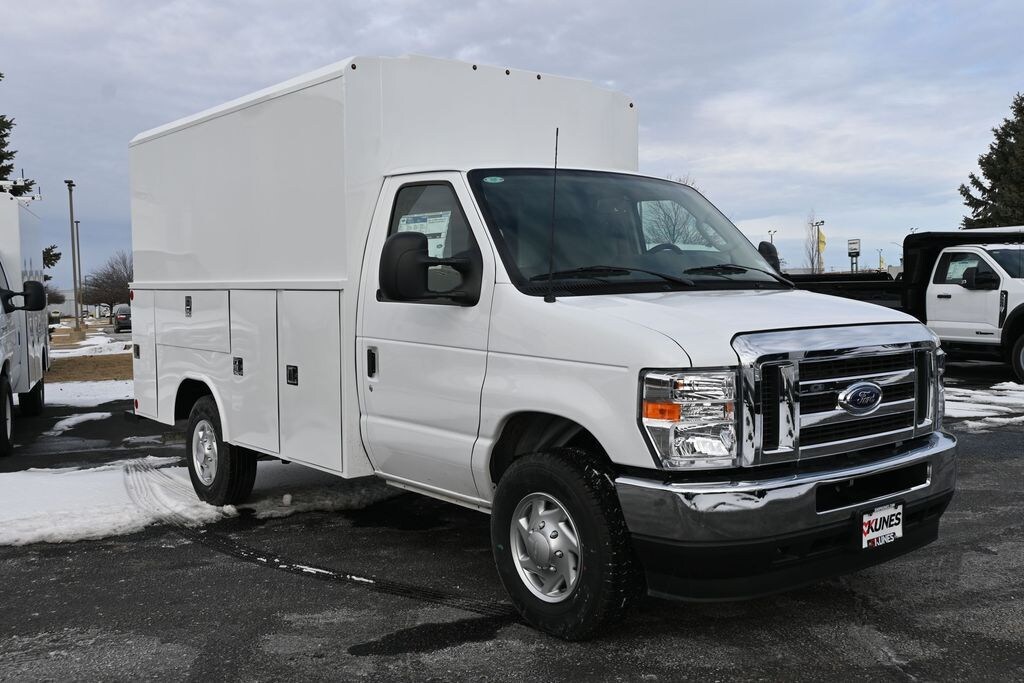 New 2025 Ford E-350 Cutaway Base Enclosed Service Body Truck