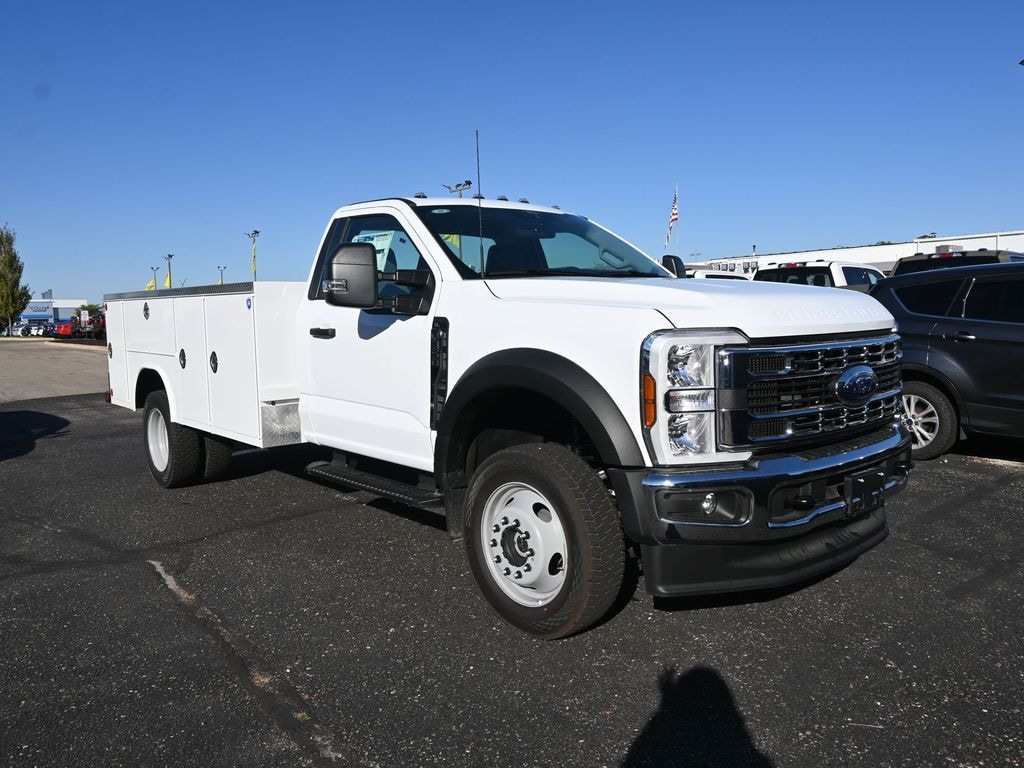 New 2025 Ford F-450 Chassis XL Service Utility Body Truck Regular Cab