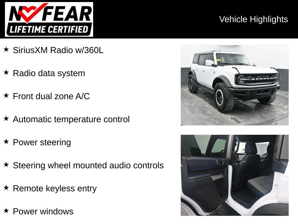 Used 2022 Ford Bronco Outer Banks SUV