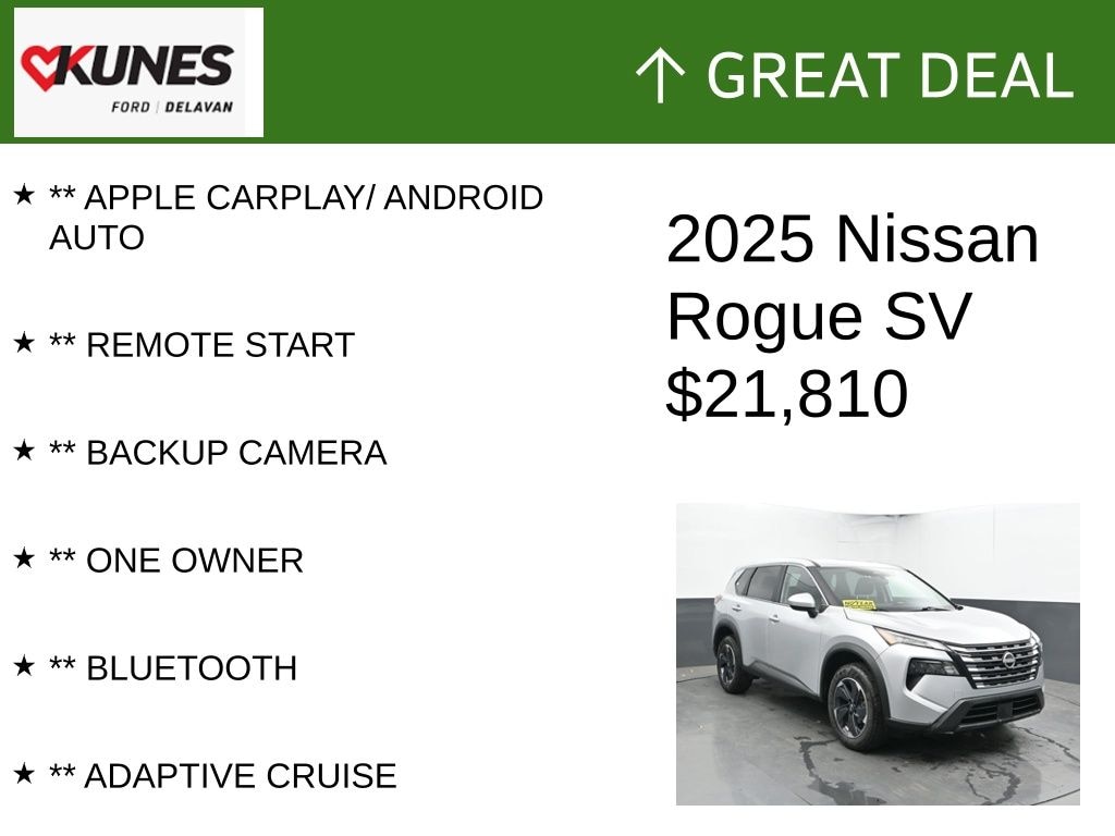 Certified 2025 Nissan Rogue SV SUV