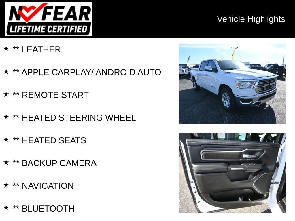 Certified 2024 Ram 1500 Laramie Truck Crew Cab