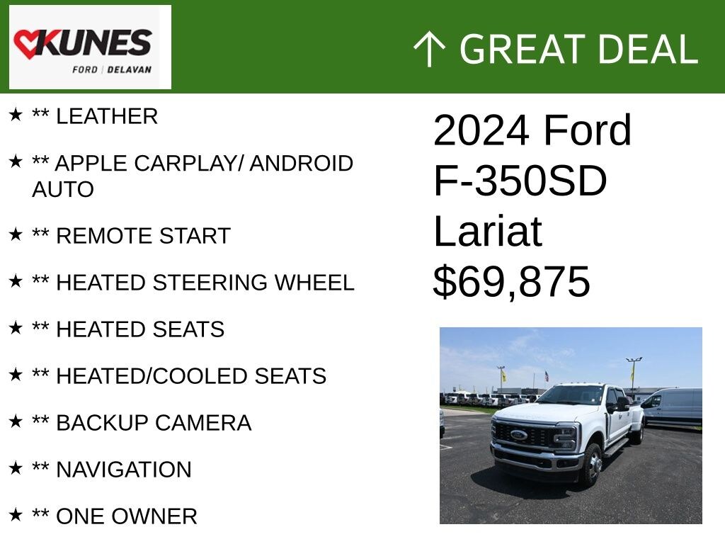 Certified 2024 Ford F-350 Lariat DRW Truck Crew Cab