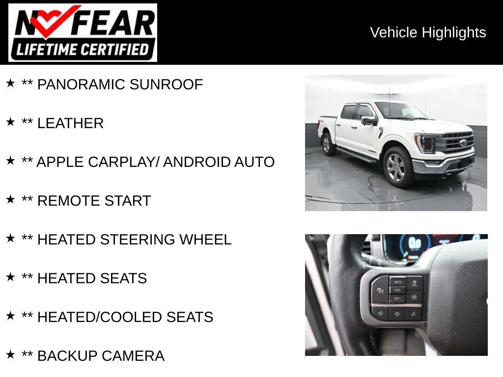 Certified 2021 Ford F-150 Lariat Truck SuperCrew Cab