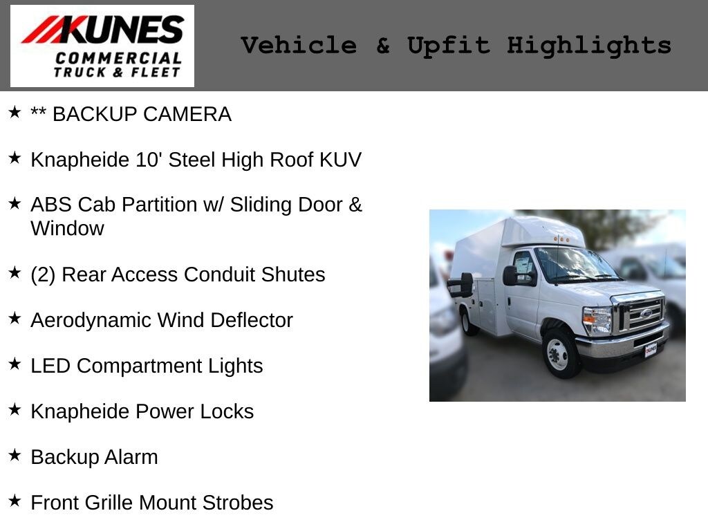 New 2025 Ford E-350 Cutaway Base Enclosed Service Body Truck