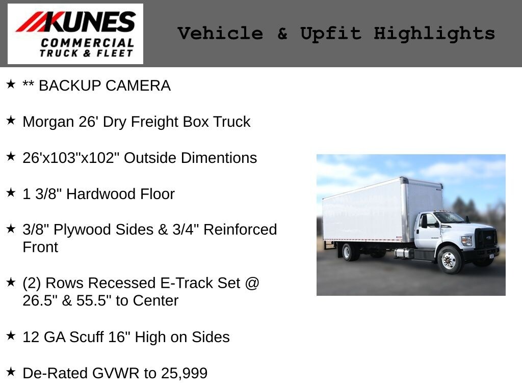 New 2026 Ford F-750 Diesel Base Box Truck Truck Regular Cab