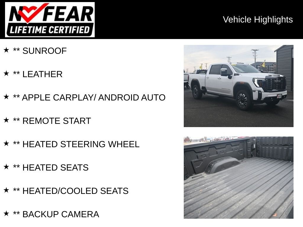 Certified 2024 GMC Sierra 3500 HD Denali Ultimate Truck Crew Cab