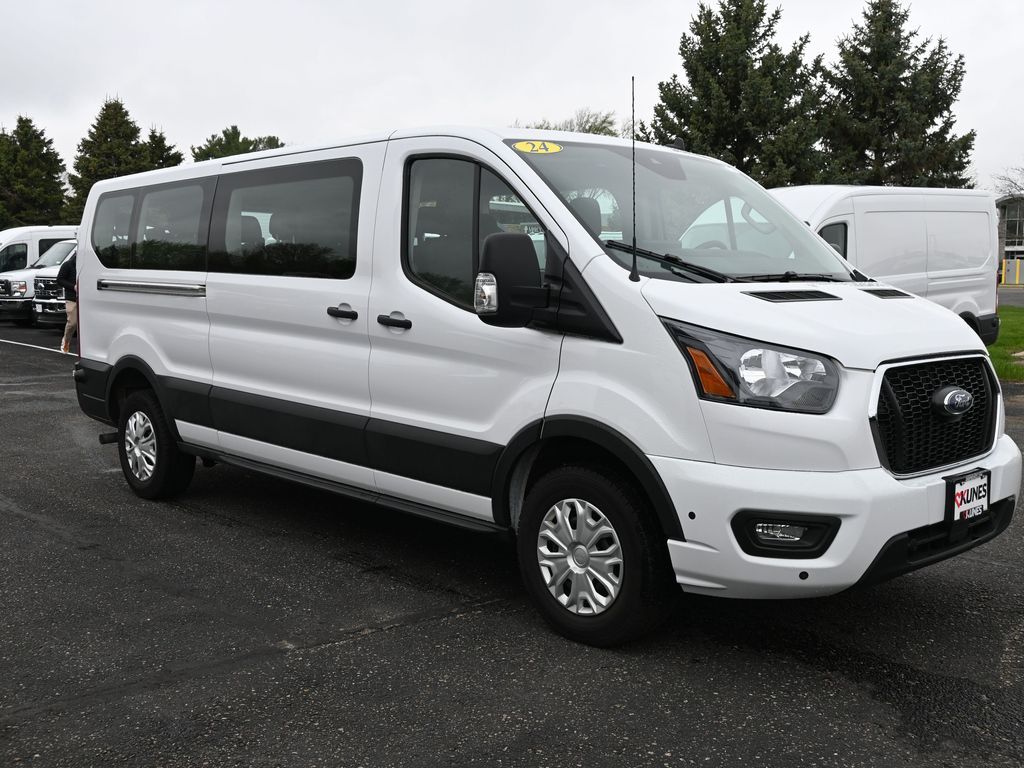 Certified 2024 Ford Transit Passenger Van XLT with VIN 1FBAX2Y84RKA68488 for sale in Delavan, WI