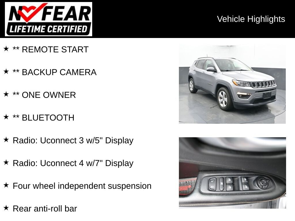 Certified 2018 Jeep Compass Latitude SUV