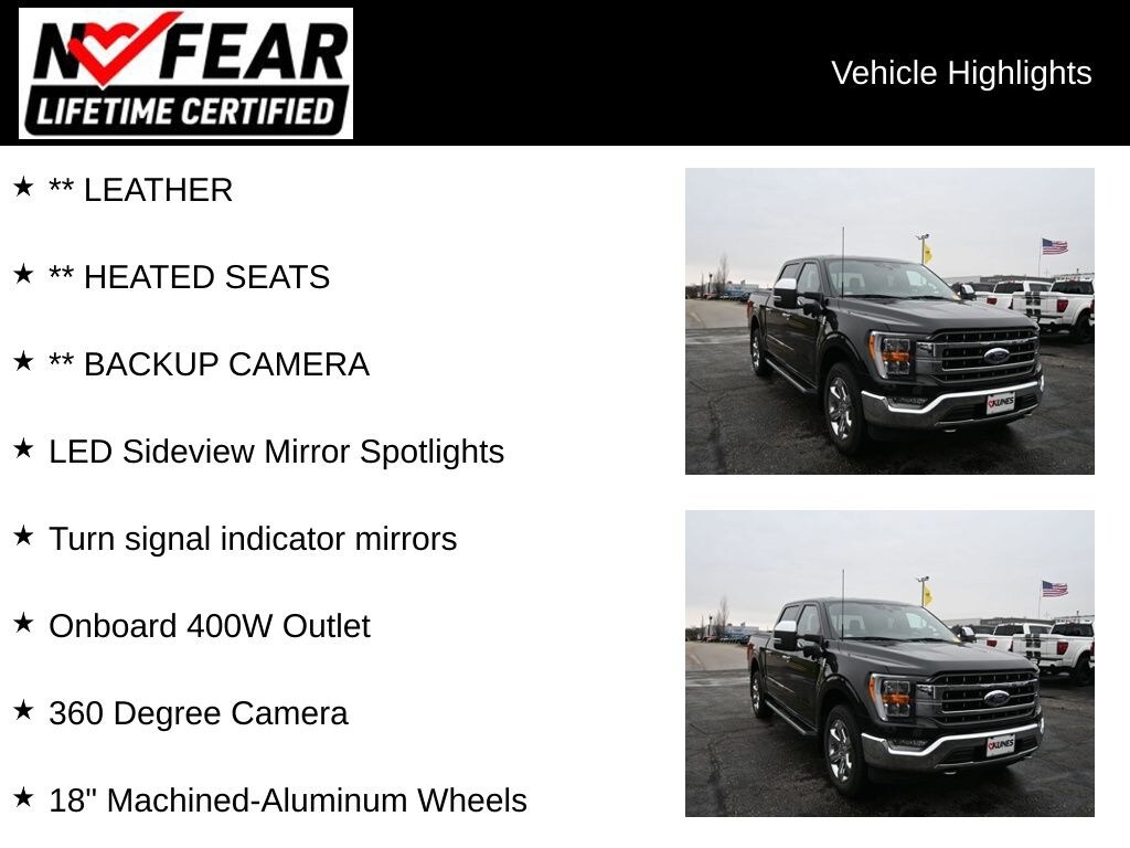 Used 2022 Ford F-150 Lariat Truck SuperCrew Cab