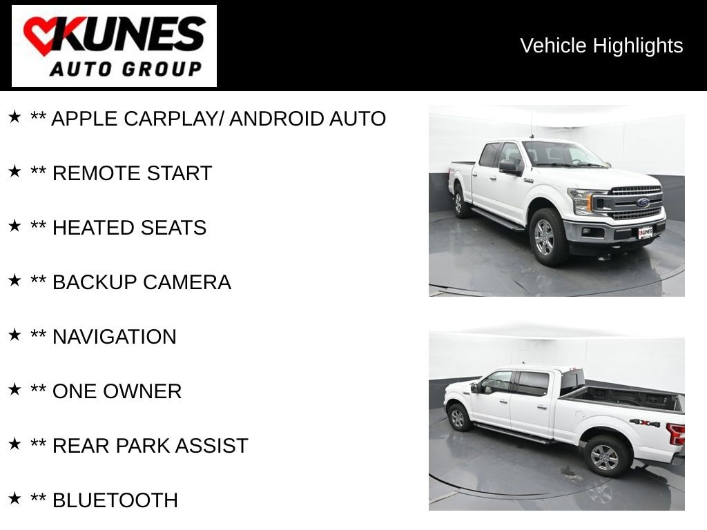 Used 2020 Ford F-150 XLT Truck SuperCrew Cab