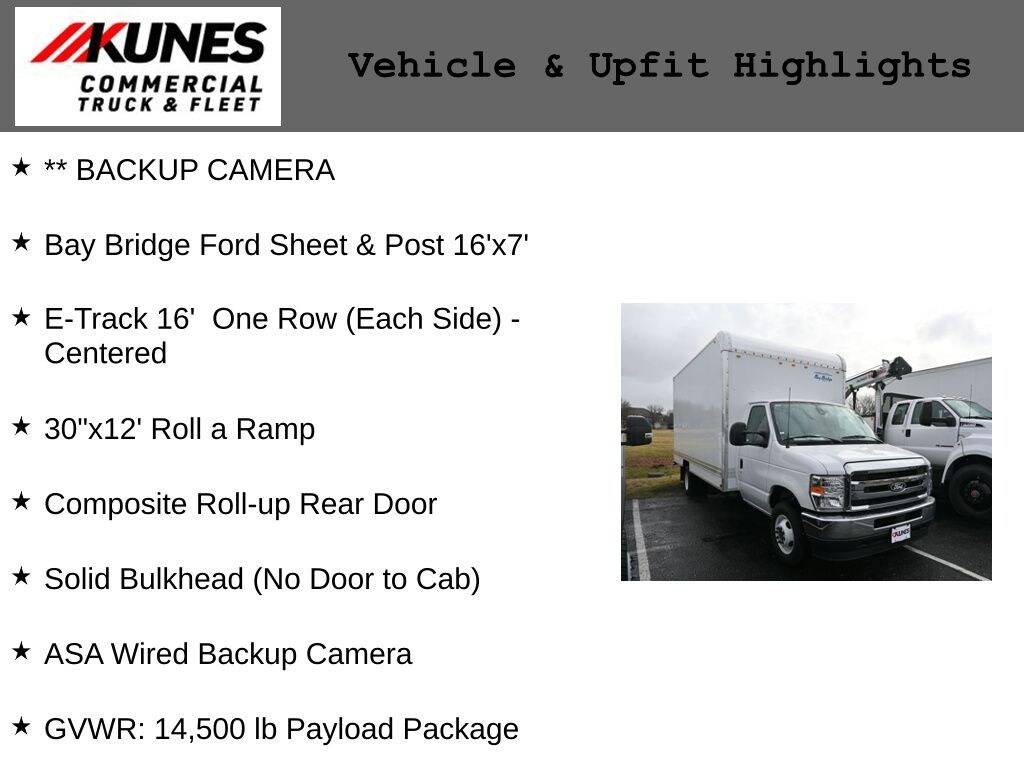 New 2026 Ford E-450 Cutaway Base Box Van Truck