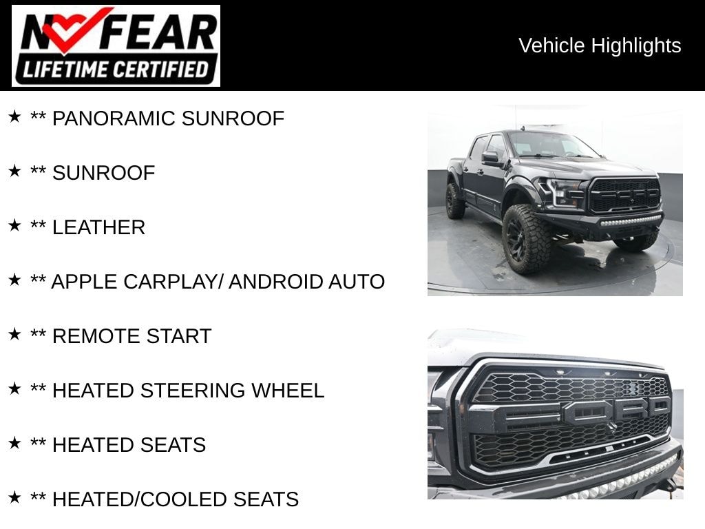 Certified 2020 Ford F-150 Raptor Black OPS Edition Truck SuperCrew Cab