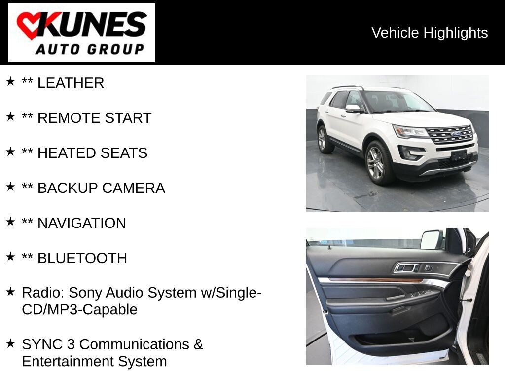 Used 2017 Ford Explorer Limited SUV