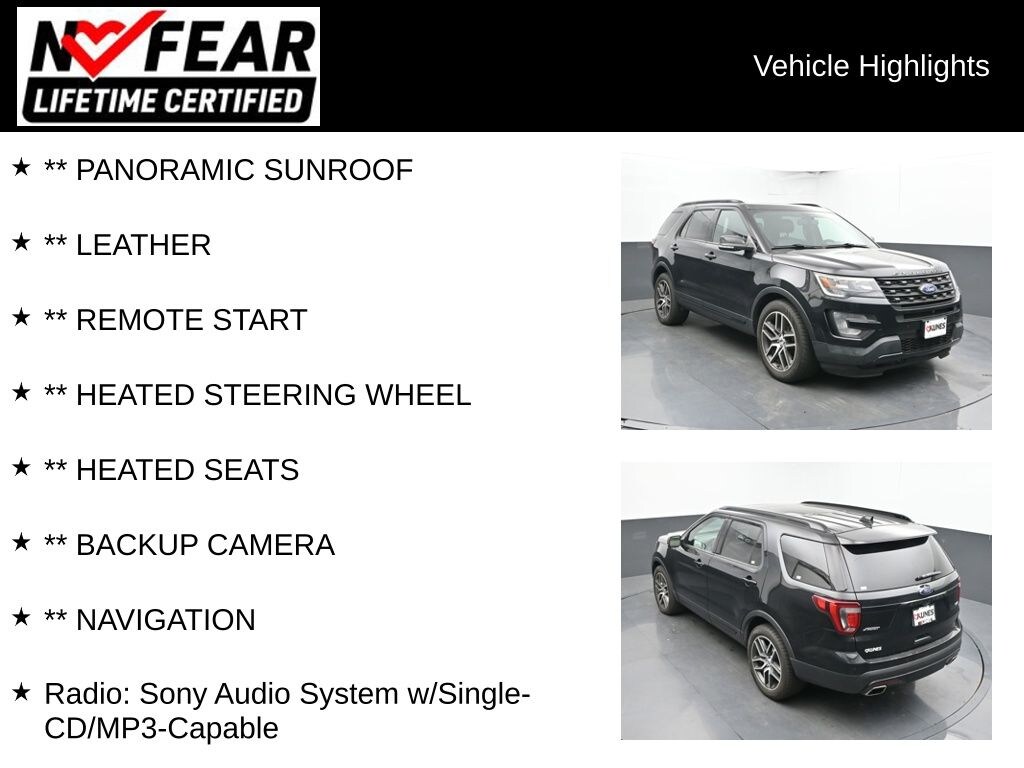 Used 2017 Ford Explorer Sport SUV