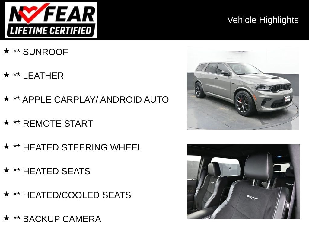 Certified 2022 Dodge Durango SRT 392 SUV