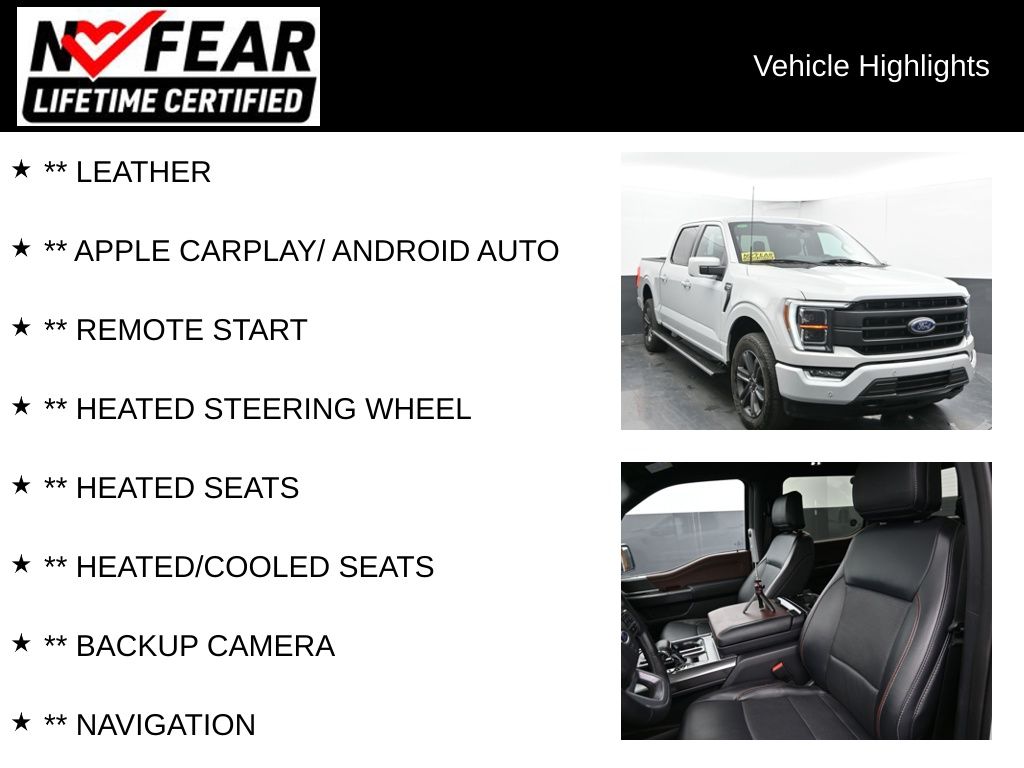 Certified 2023 Ford F-150 Lariat with VIN 1FTFW1E56PFD19137 for sale in Delavan, WI