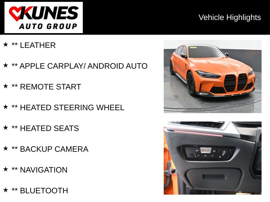 Certified 2023 BMW M3 Sedan Base with VIN WBS43AY06PFN82642 for sale in Delavan, WI