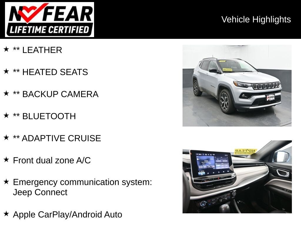 Certified 2025 Jeep Compass Limited SUV