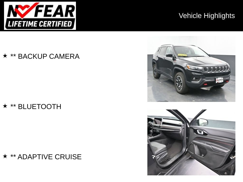 Certified 2024 Jeep Compass Trailhawk with VIN 3C4NJDDN9RT137406 for sale in Delavan, WI