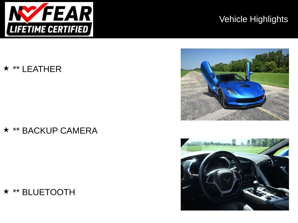 Used 2016 Chevrolet Corvette Z06 3LZ Coupe
