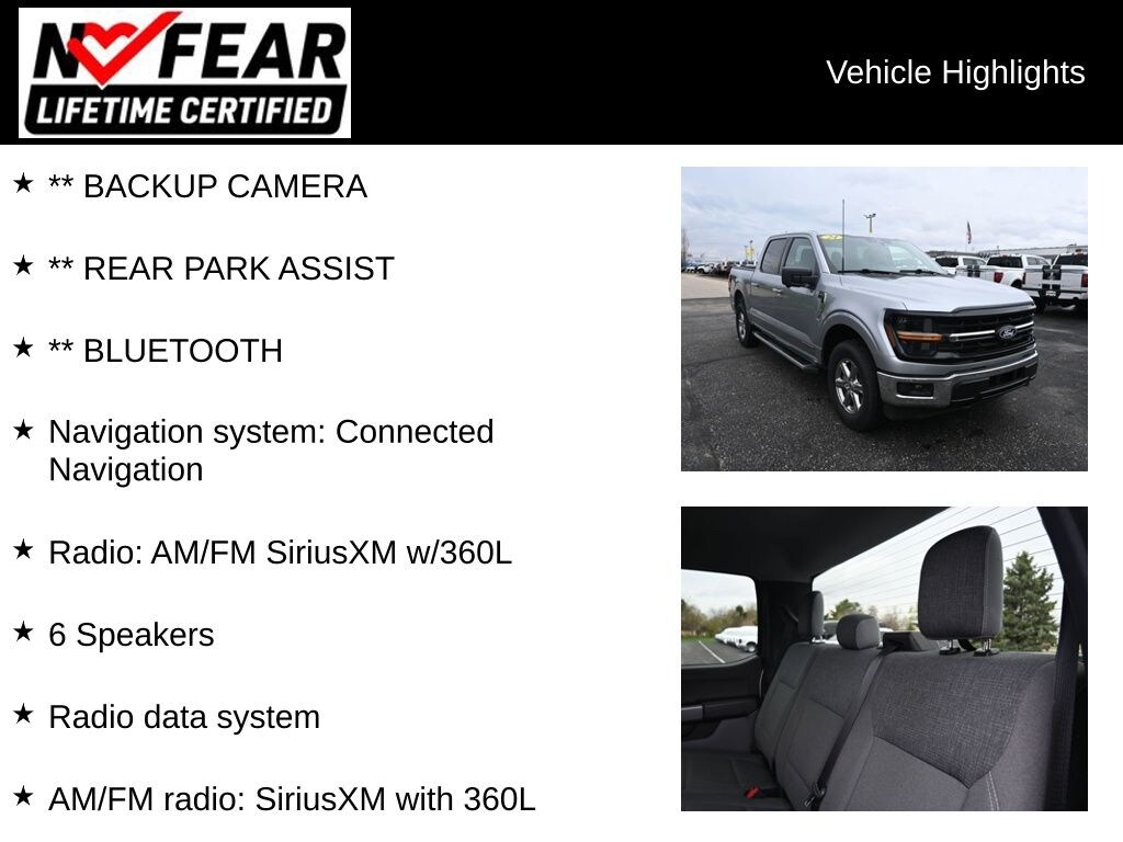 Certified 2024 Ford F-150 XLT Truck SuperCrew Cab