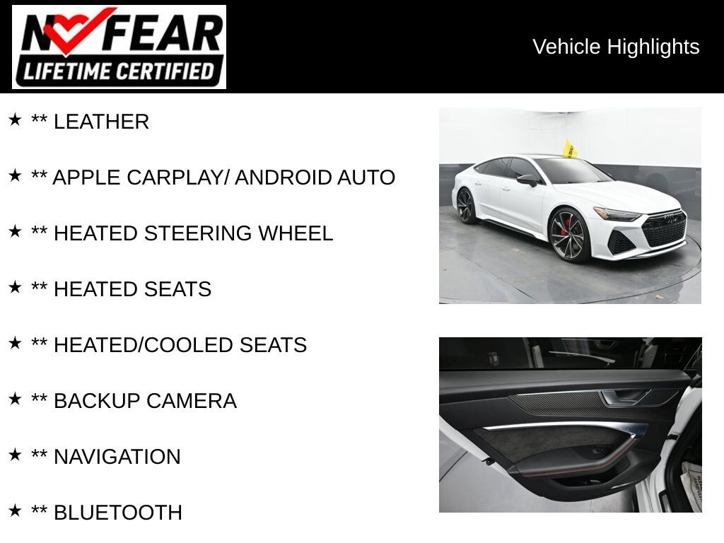 Certified 2021 Audi RS 7 4.0T Rada Tuned Stage 2 Sportback