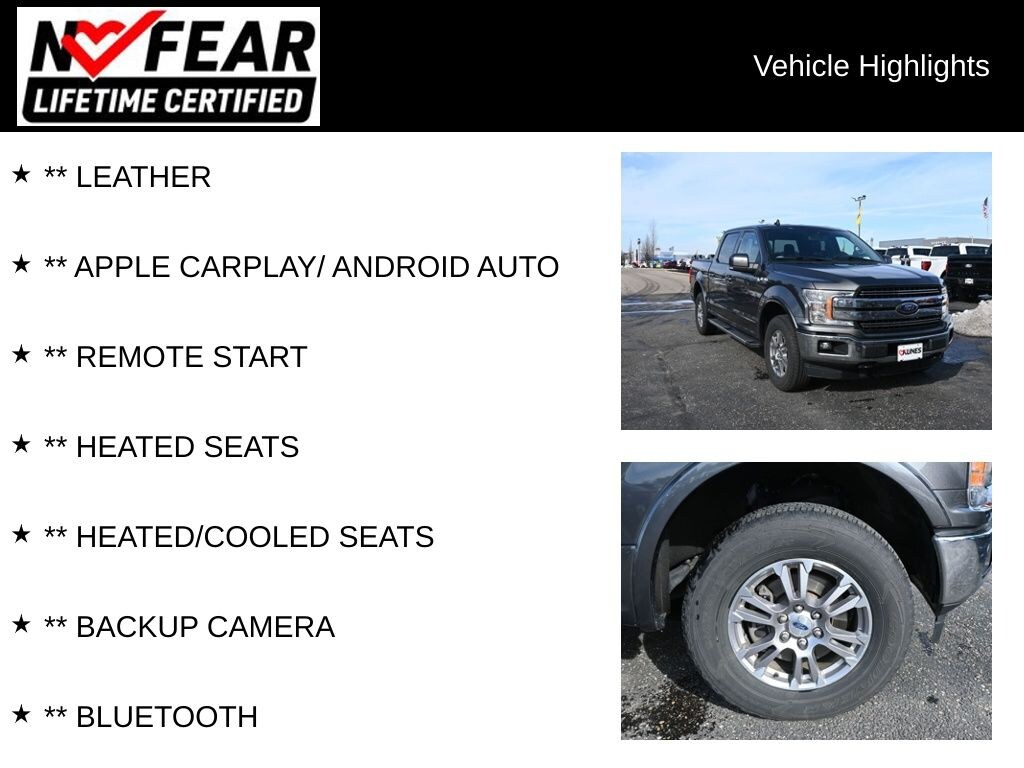 Used 2020 Ford F-150 Lariat Truck SuperCrew Cab