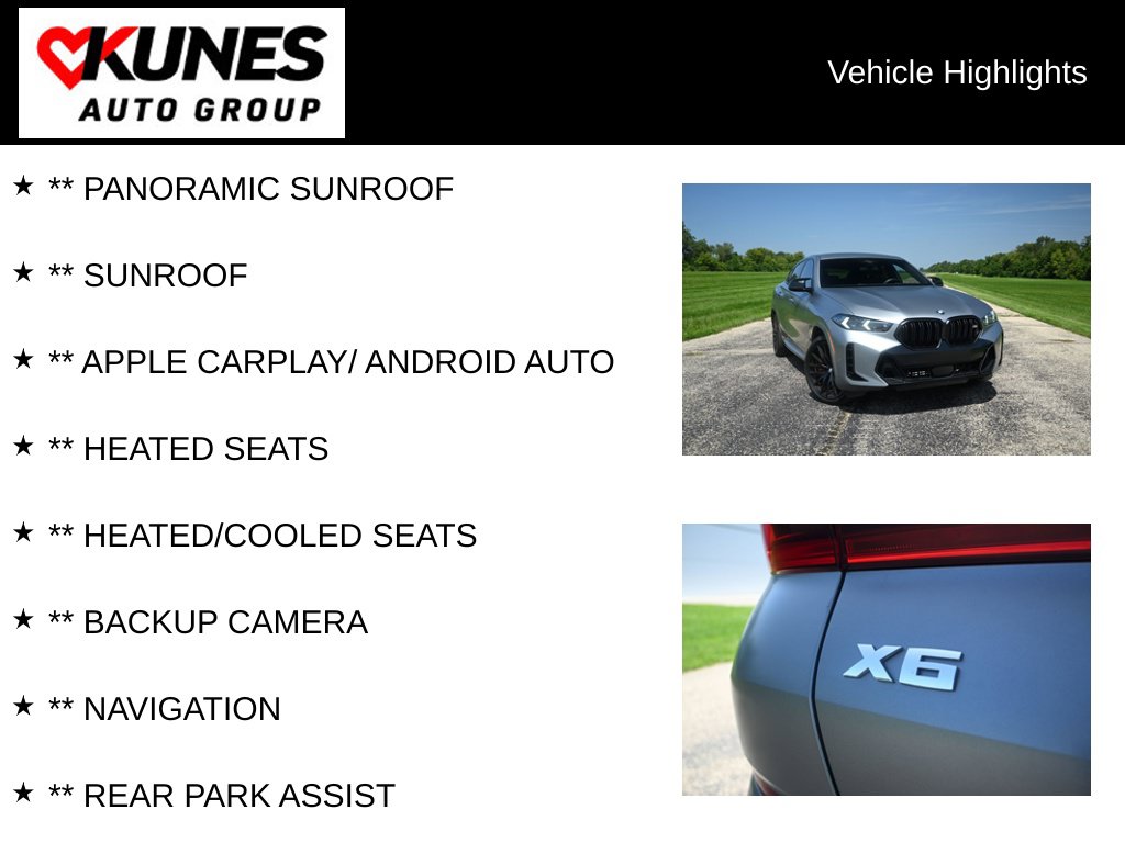 Used 2024 BMW X6 M60i SUV