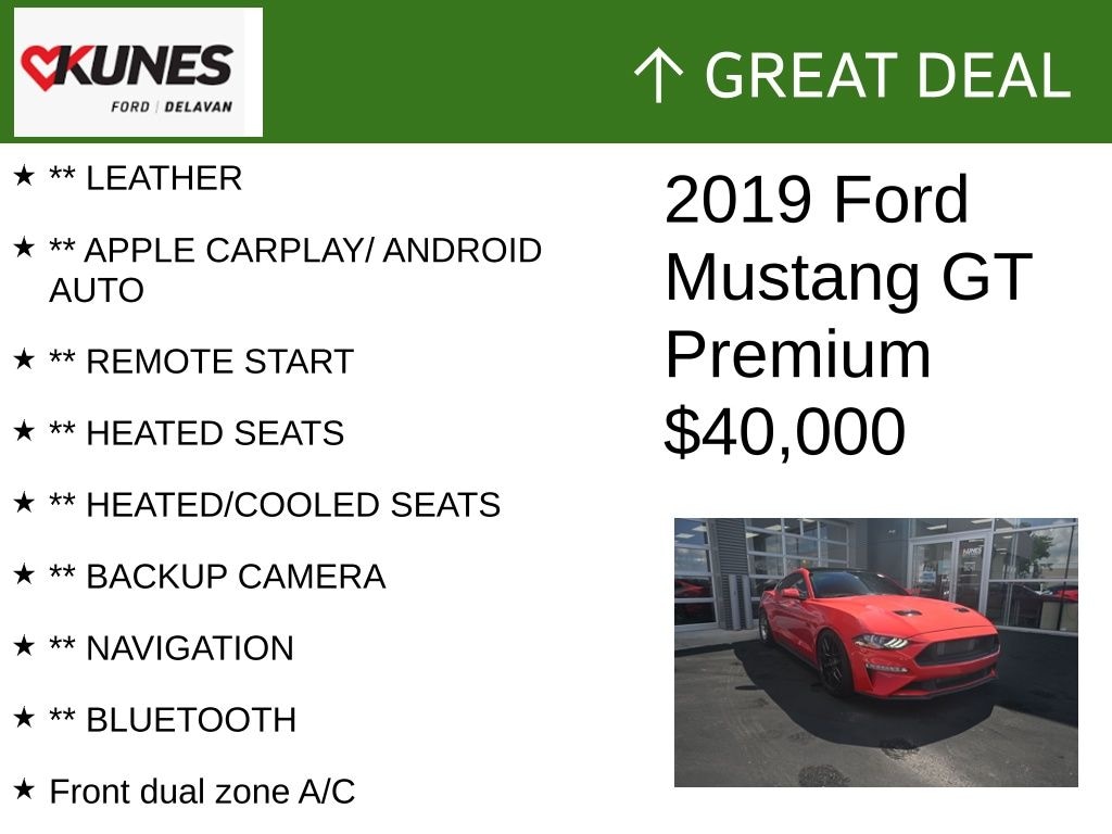 Certified 2019 Ford Mustang GT Premium Procharded, 975 WHP+, Triple Pump, ETC. Coupe