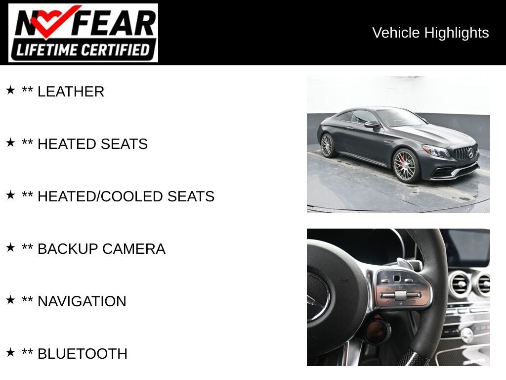 Certified 2021 Mercedes-Benz AMG C 63 C 63 S AMG® Coupe