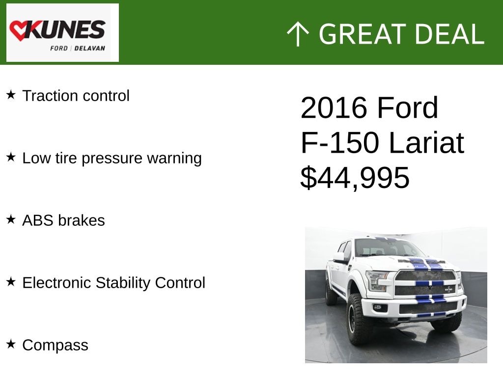 Certified 2016 Ford F-150 Shelby Supercharged 755+HP Truck SuperCrew Cab