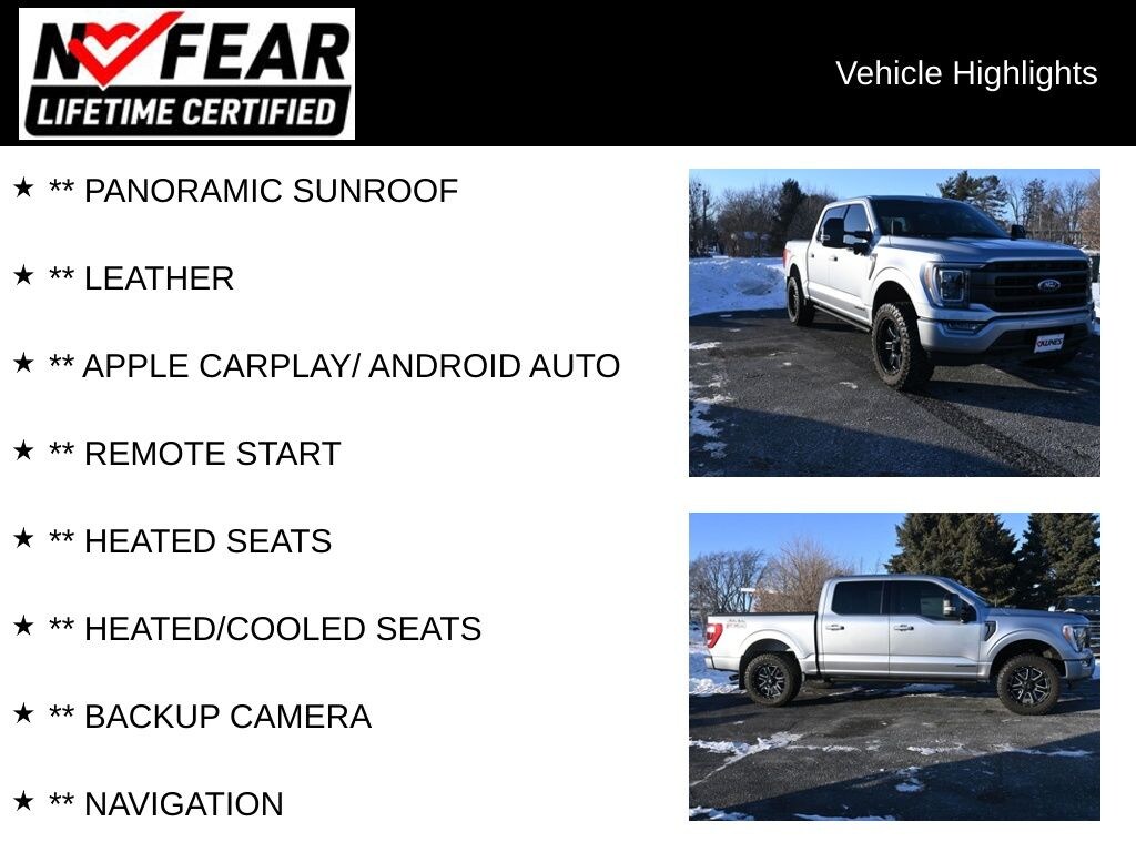 Certified 2023 Ford F-150 Lariat Waldoch Truck SuperCrew Cab